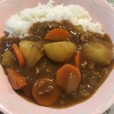 ひき肉カレー♡